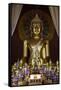 Buddha statues in Wat Chedi Luang, Chiang Mai, Thailand, Southeast Asia, Asia-null-Framed Stretched Canvas