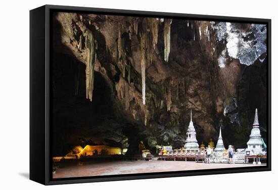 Buddha Statues, Khao Luang Cave, Petburi City, Petchaburi, Thailand, Southeast Asia, Asia-Christian Kober-Framed Stretched Canvas