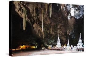 Buddha Statues, Khao Luang Cave, Petburi City, Petchaburi, Thailand, Southeast Asia, Asia-Christian Kober-Stretched Canvas