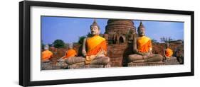 Buddha Statues Near Bangkok Thailand-null-Framed Photographic Print