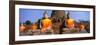 Buddha Statues Near Bangkok Thailand-null-Framed Photographic Print