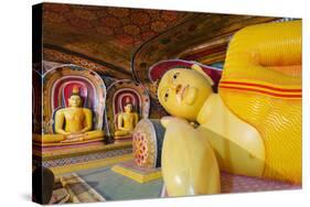 Buddha Statues, Southern Province, Sri Lanka, Asia-Christian Kober-Stretched Canvas