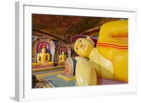 Buddha Statues, Southern Province, Sri Lanka, Asia-Christian Kober-Framed Photographic Print