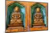 Buddha Statues Summer Palace Wall Decorations, Beijing, China-William Perry-Mounted Photographic Print