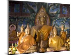 Buddha Statues, Wat Aham, Luang Prabang, Laos, Indochina, Southeast Asia, Asia-Richard Maschmeyer-Mounted Photographic Print