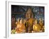 Buddha Statues, Wat Aham, Luang Prabang, Laos, Indochina, Southeast Asia, Asia-Richard Maschmeyer-Framed Photographic Print