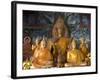 Buddha Statues, Wat Aham, Luang Prabang, Laos, Indochina, Southeast Asia, Asia-Richard Maschmeyer-Framed Photographic Print