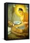 Buddha Tending a Man with Smallpox, from a Buddhist Temple-null-Framed Stretched Canvas