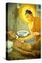 Buddha Tending a Man with Smallpox, from a Buddhist Temple-null-Stretched Canvas