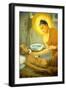 Buddha Tending a Man with Smallpox, from a Buddhist Temple-null-Framed Giclee Print