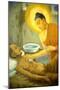 Buddha Tending a Man with Smallpox, from a Buddhist Temple-null-Mounted Giclee Print