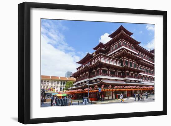 Buddha Tooth Relic Temple, Chinatown, Singapore, Southeast Asia, Asia-Fraser Hall-Framed Photographic Print