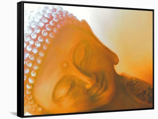 Buddha-Tranquillity-Christine Ganz-Framed Stretched Canvas