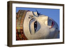 Buddha Win Sein, the Longest Reclining Buddha in the World, Mawlamyine (Moulmein)-Nathalie Cuvelier-Framed Photographic Print