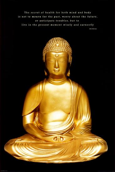 Buddha-null-Lamina Framed Poster