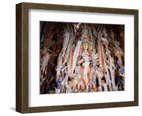 Buddha-WizData-Framed Art Print