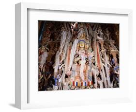 Buddha-WizData-Framed Art Print