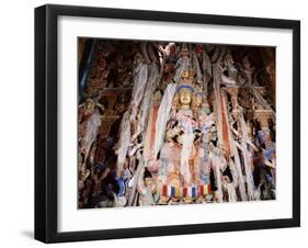 Buddha-WizData-Framed Art Print