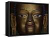 Buddha-WizData-Framed Stretched Canvas