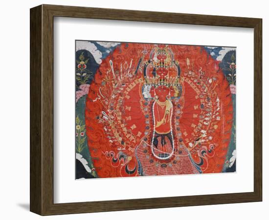 Buddha-WizData-Framed Art Print