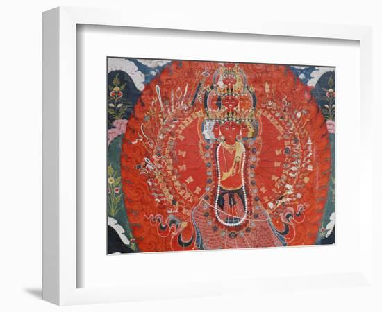 Buddha-WizData-Framed Art Print