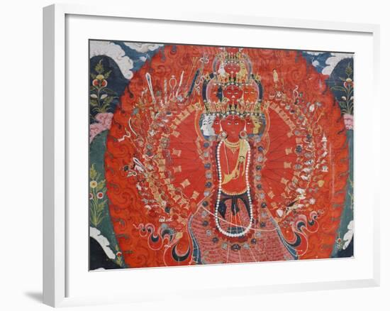 Buddha-WizData-Framed Art Print