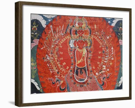 Buddha-WizData-Framed Art Print