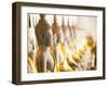 Buddhas at Wat Si Saket, the Oldest Temple in Vientiane, Laos, Indochina, Southeast Asia, Asia-Matthew Williams-Ellis-Framed Photographic Print