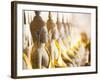 Buddhas at Wat Si Saket, the Oldest Temple in Vientiane, Laos, Indochina, Southeast Asia, Asia-Matthew Williams-Ellis-Framed Photographic Print