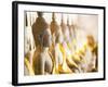 Buddhas at Wat Si Saket, the Oldest Temple in Vientiane, Laos, Indochina, Southeast Asia, Asia-Matthew Williams-Ellis-Framed Photographic Print