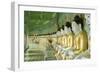 Buddhas in the U Min Thonze Cave Temple, Sagaing Hill, Sagaing, Myanmar (Burma), Southeast Asia-Alex Robinson-Framed Photographic Print