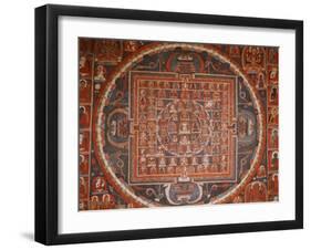 Buddhist Art-WizData-Framed Art Print