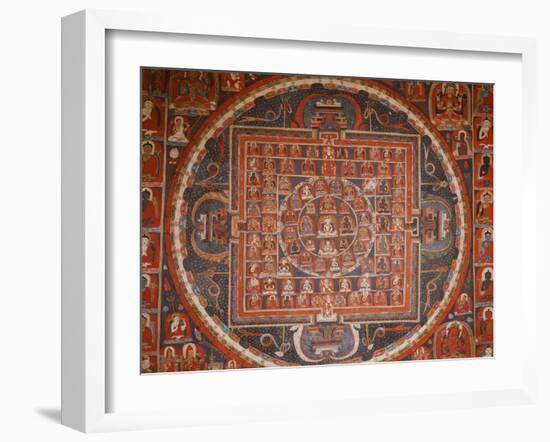 Buddhist Art-WizData-Framed Art Print