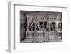 Buddhist carvings at the Ajanta Cave, UNESCO World Heritage Site, Maharashtra, India, Asia-Alex Robinson-Framed Photographic Print