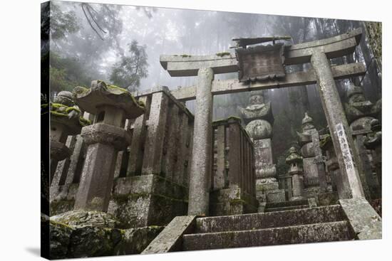 Buddhist Cemetery of Oku-No-In, Koyasan (Koya-San), Kansai, Japan-Stuart Black-Stretched Canvas