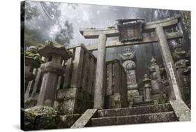 Buddhist Cemetery of Oku-No-In, Koyasan (Koya-San), Kansai, Japan-Stuart Black-Stretched Canvas