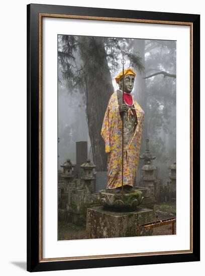 Buddhist Cemetery of Oku-No-In, Koyasan (Koya-San), Kansai, Japan-Stuart Black-Framed Photographic Print