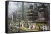 Buddhist Cemetery of Oku-No-In, Koyasan (Koya-San), Kansai, Japan-Stuart Black-Framed Stretched Canvas