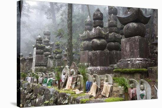 Buddhist Cemetery of Oku-No-In, Koyasan (Koya-San), Kansai, Japan-Stuart Black-Stretched Canvas