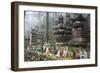 Buddhist Cemetery of Oku-No-In, Koyasan (Koya-San), Kansai, Japan-Stuart Black-Framed Photographic Print