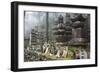 Buddhist Cemetery of Oku-No-In, Koyasan (Koya-San), Kansai, Japan-Stuart Black-Framed Photographic Print