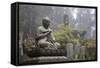 Buddhist Cemetery of Oku-No-In, Koyasan (Koya-San), Kansai, Japan-Stuart Black-Framed Stretched Canvas