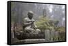 Buddhist Cemetery of Oku-No-In, Koyasan (Koya-San), Kansai, Japan-Stuart Black-Framed Stretched Canvas