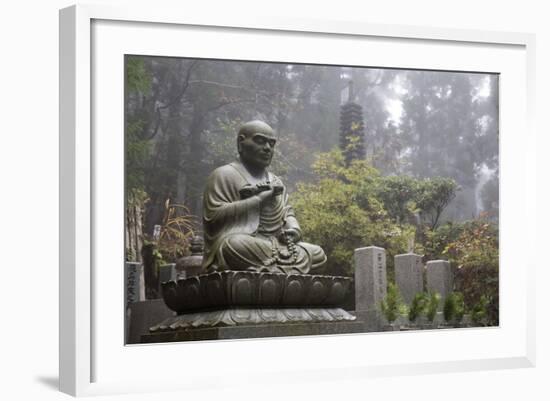 Buddhist Cemetery of Oku-No-In, Koyasan (Koya-San), Kansai, Japan-Stuart Black-Framed Photographic Print