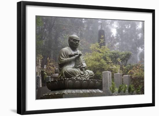 Buddhist Cemetery of Oku-No-In, Koyasan (Koya-San), Kansai, Japan-Stuart Black-Framed Photographic Print