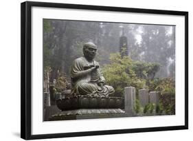 Buddhist Cemetery of Oku-No-In, Koyasan (Koya-San), Kansai, Japan-Stuart Black-Framed Photographic Print