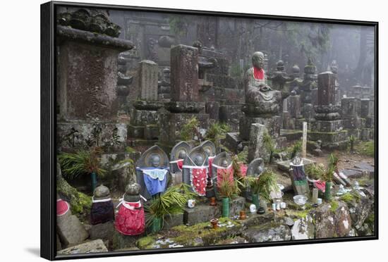 Buddhist Cemetery of Oku-No-In, Koyasan (Koya-San), Kansai, Japan-Stuart Black-Framed Photographic Print