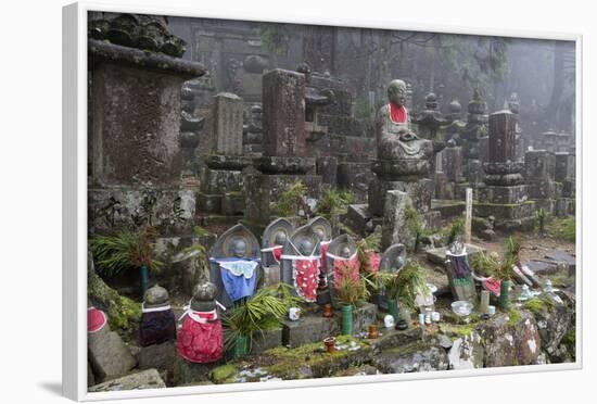 Buddhist Cemetery of Oku-No-In, Koyasan (Koya-San), Kansai, Japan-Stuart Black-Framed Photographic Print