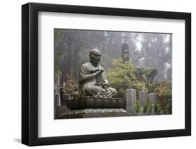 Buddhist Cemetery of Oku-No-In, Koyasan (Koya-San), Kansai, Japan-Stuart Black-Framed Photographic Print