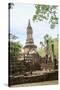 Buddhist chedi (stupa) and temple in Si Satchanalai Historical Park, Sukhothai, UNESCO World Herita-Alex Robinson-Stretched Canvas